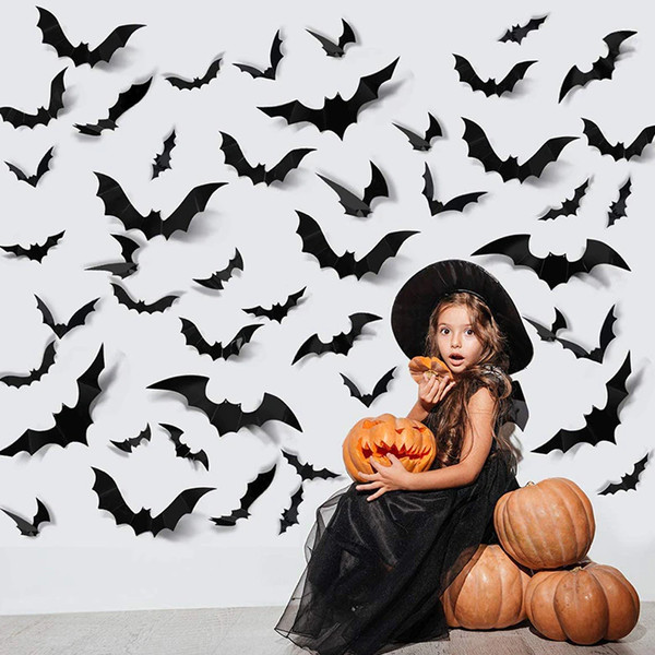 DIY Haunted House Halloween Bat Wall Stickers.png