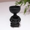 Human Shaped Ceramic Sitting Flower Pots Black 1