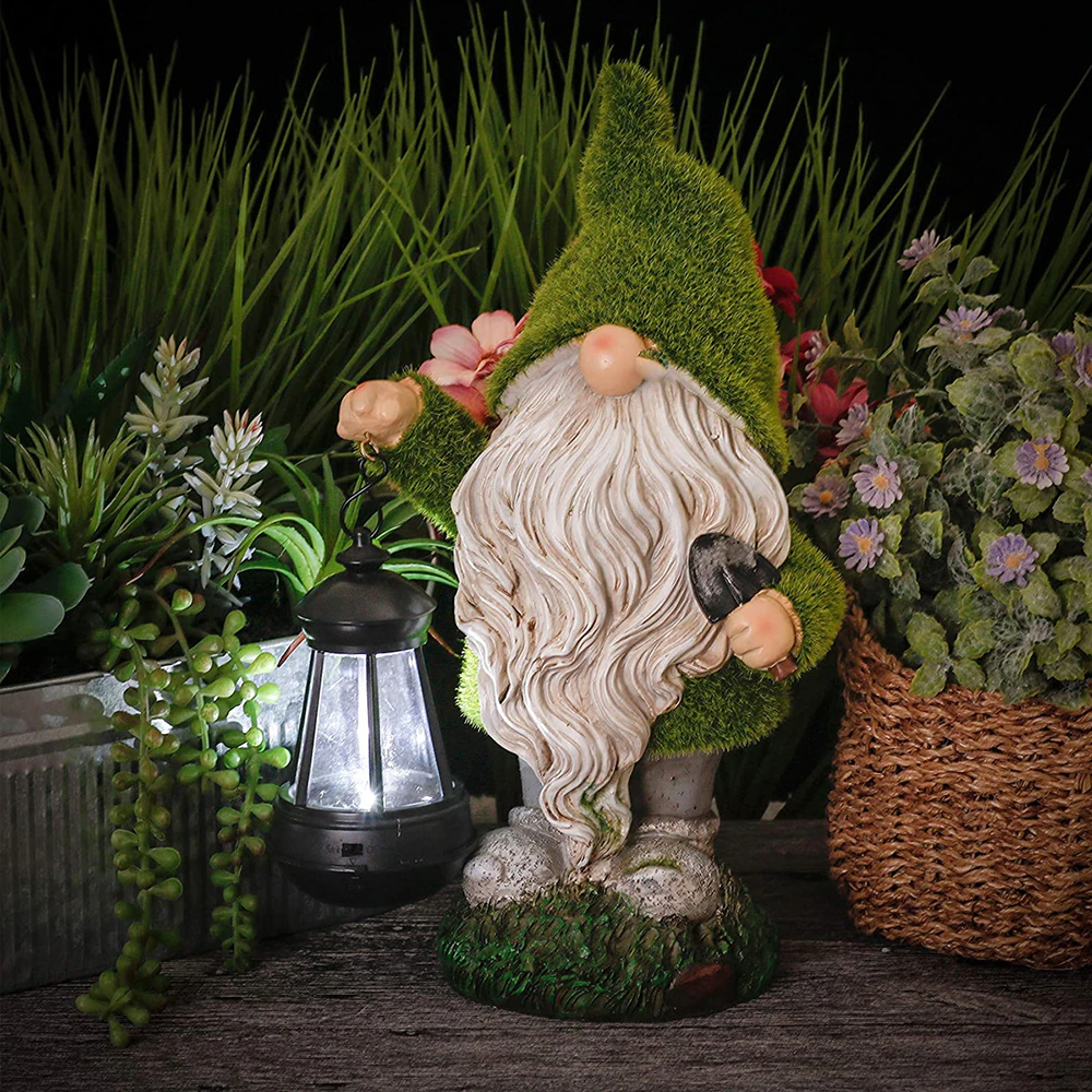 LED Solar Garden Gnome Statues 6png