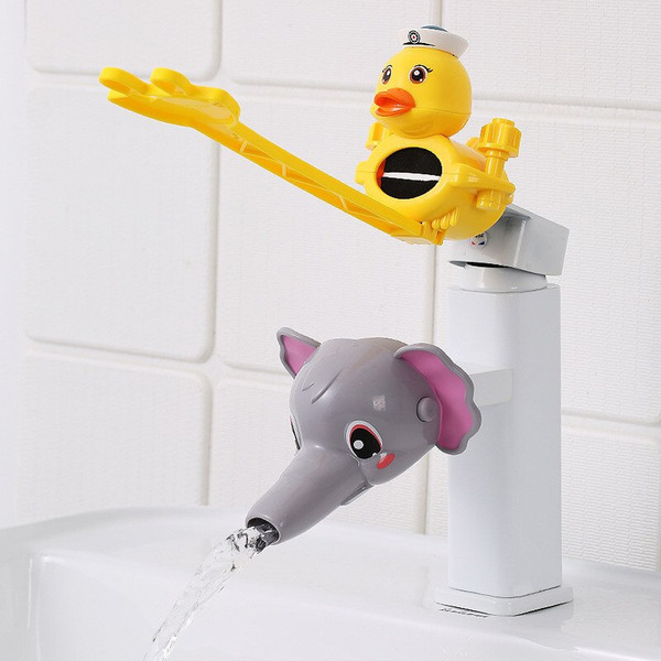 Water Faucet & Handle Extender Set For Toddlers & Young Kids, Plastic Material 5.png