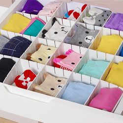 Adjustable Grid Drawer Dividers Pack