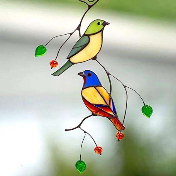 Birds Stained Window Panel Hangings 2.png