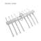 Smart Collapsible & Folding Clothes Hanger white