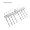 Smart Collapsible & Folding Clothes Hanger white