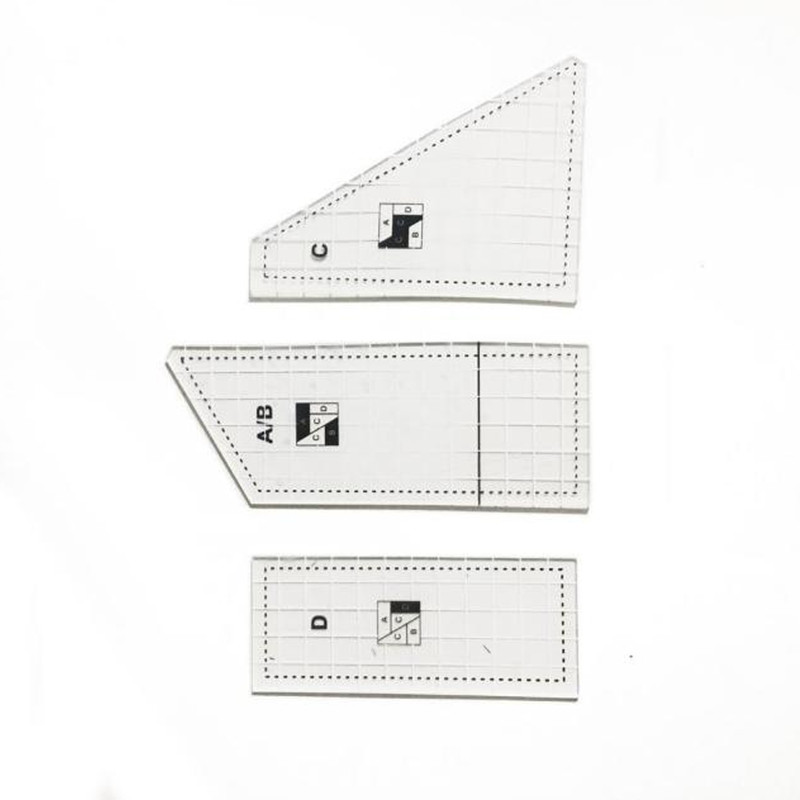 Creative Quilting Cutting Template Set For Cloths