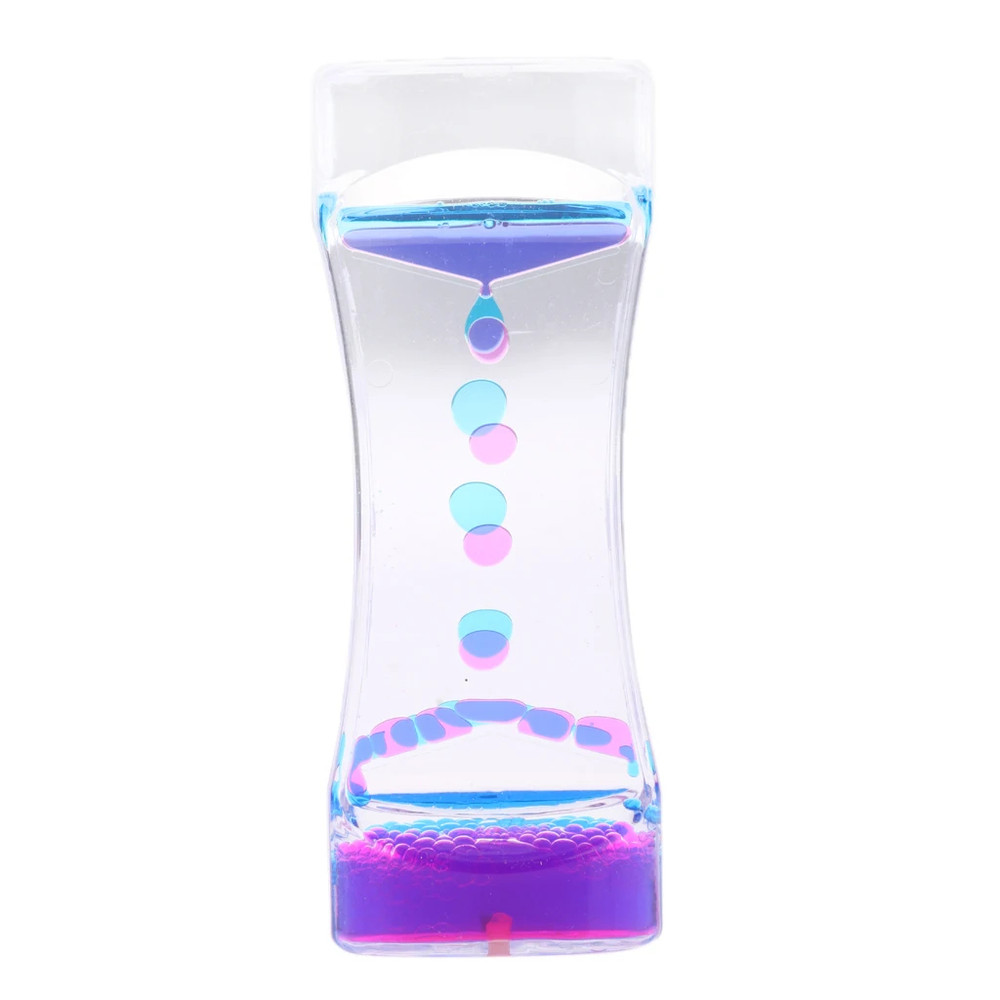 Colorful Liquid Motion Bubbler Toy Blue pink