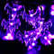 Spooky Halloween Bat String Lights purple
