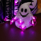 Spooky Halloween Bat String Lights purple 1