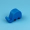 Plastic Elephant Phone Holder blue