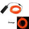 DIY Flexible Multi-Colored Neon Wire LED Lights orange