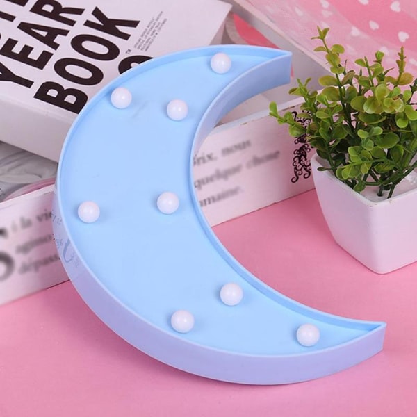 Crescent Led Light 3D Crescent Light For Indoor Night Sky View | Inspire Uplift