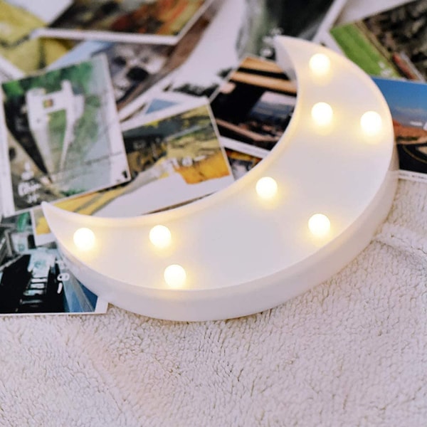 Crescent Led Light 3D Crescent Light For Indoor Night Sky View | Inspire Uplift