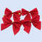 Cute Mini Christmas Bows For Tree Decoration.png