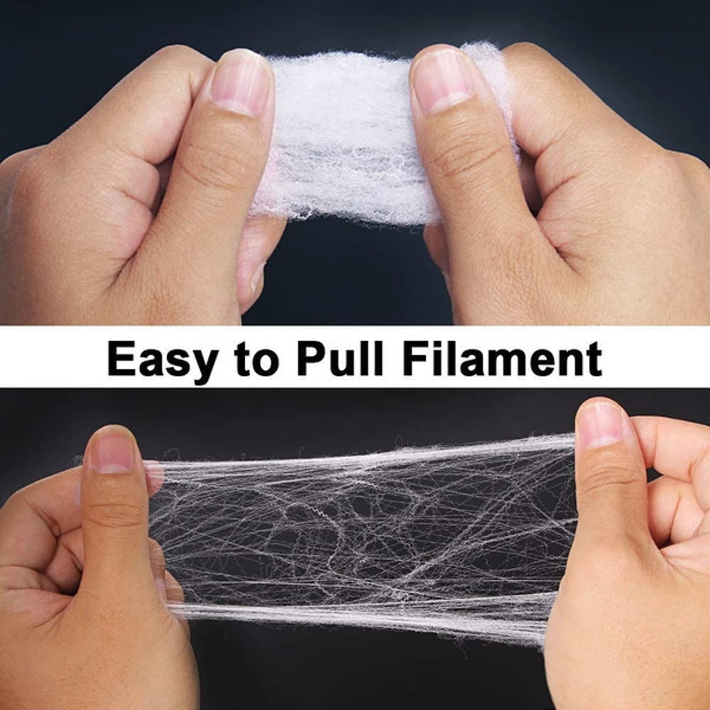 Spooky Halloween Spider Web Décor 5