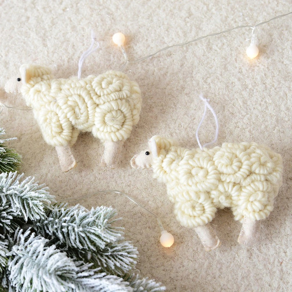 Felt Sheep Ornament For Christmas Decoration (4).jpg