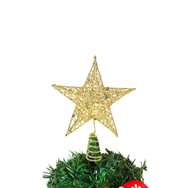 Glitter Silver and Gold Star Tree Topper Christmas Ornament (4).jpg