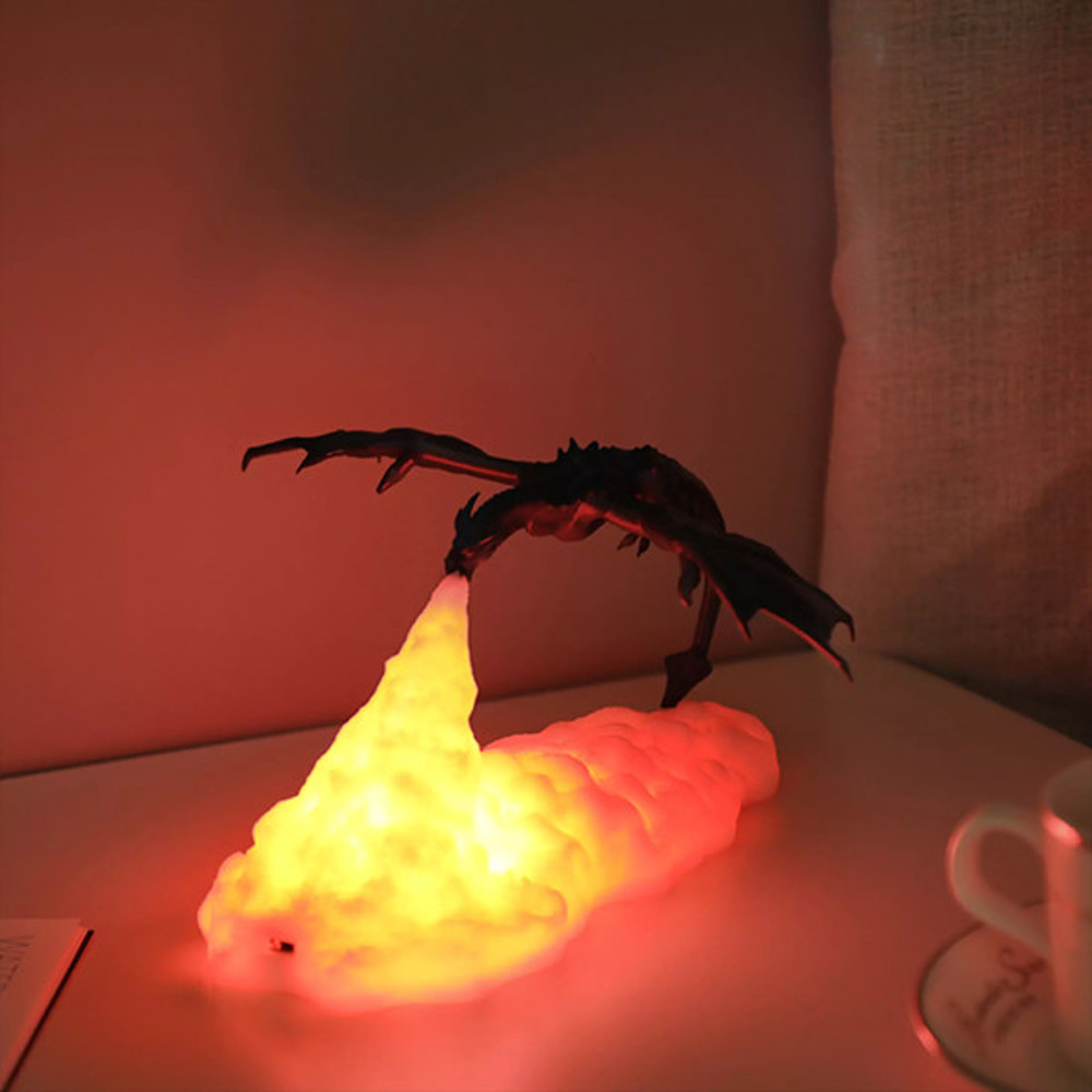 3D Fire Breathing Dragon Night Lamp 1