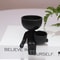 Human Shaped Ceramic Sitting Flower Pots Black 2