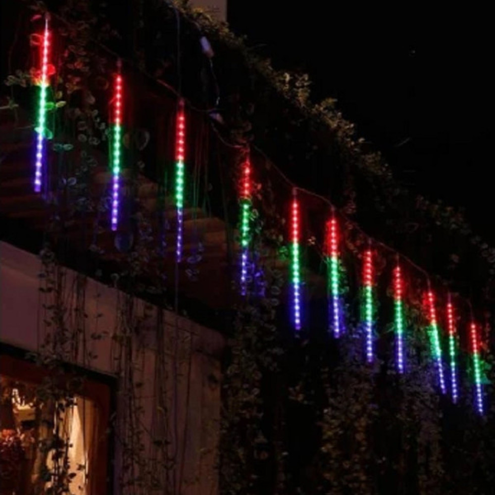 led icicle lights outdoor