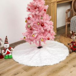 Faux Fur Christmas Tree Skirt