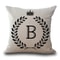 Personalized Alphabet Pillow Cover B