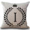 Personalized Alphabet Pillow Cover I