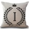 Personalized Alphabet Pillow Cover I