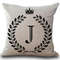 Personalized Alphabet Pillow Cover J