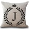 Personalized Alphabet Pillow Cover J