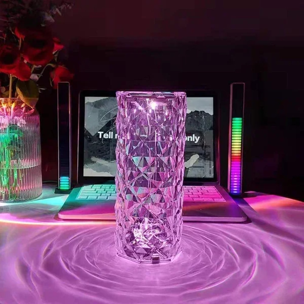 Crystal Bedside Lamp