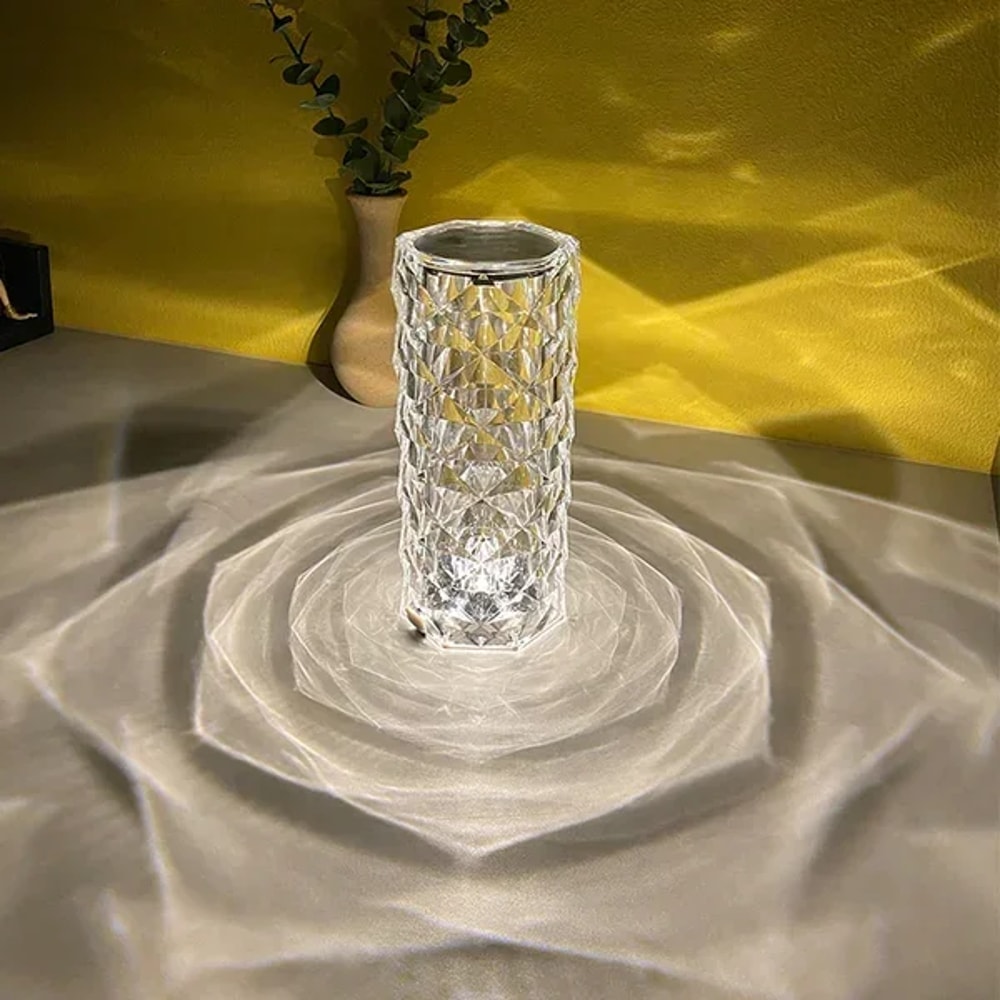 Crystal Rose Lamp