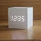 Wood digital clock