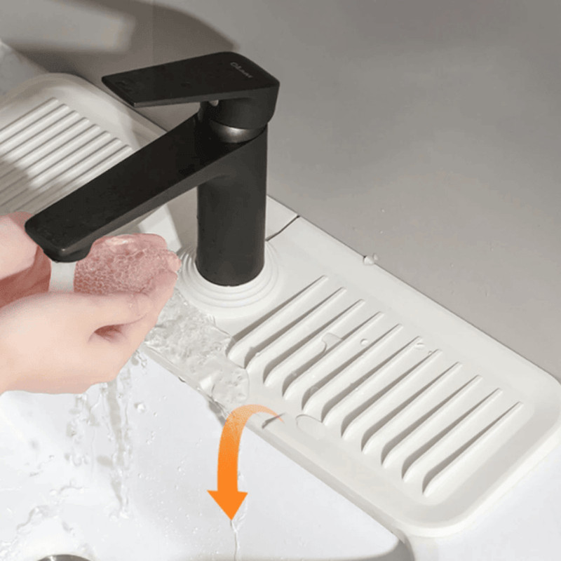 Silicone Draining Mat for Kitchen Sink Splash