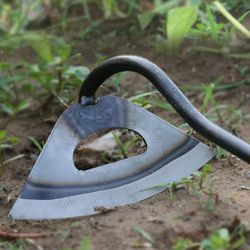 Effortless Weeding - Durable All Steel Hollow Hoe Garden Tool, Non-Slip & Portable for Every Gardener