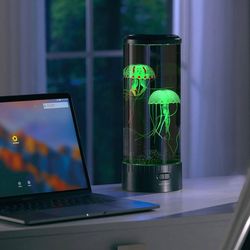 Captivating Underwater Magic - LED Jellyfish Lava Lamp & Aquarium for Kids and Adults, USB, Color-Changing