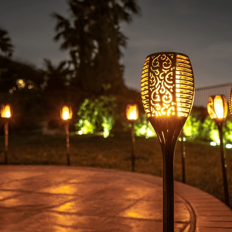 Enchant Your Evenings - Solar Torch Lights Outdoor, Realistic Flame Effect, IP65 Waterproof & Wireless3