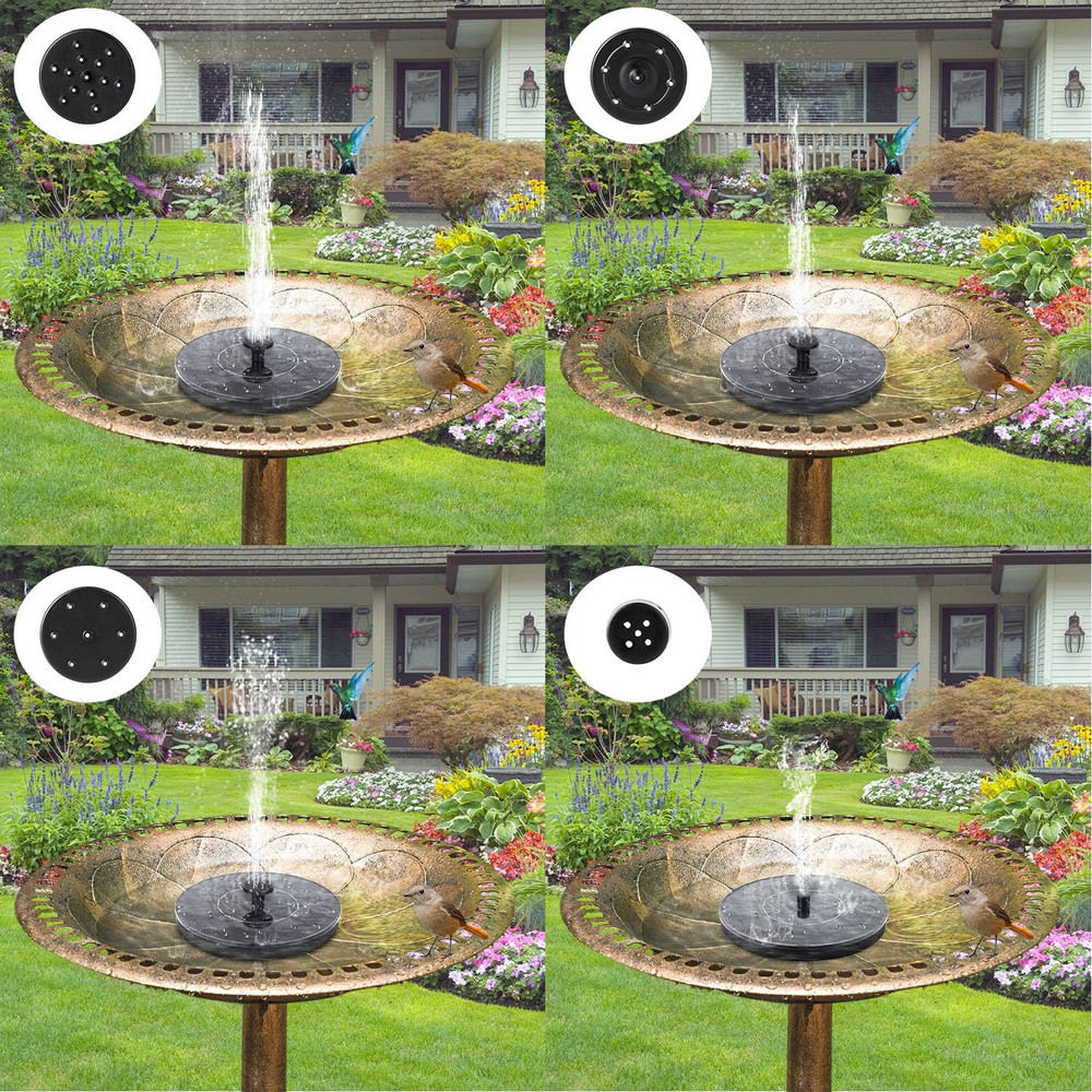 Solar Garden Fountain - Easy Install, Eco-Friendly Plastic Design, Perfect for Outdoor Transformations6