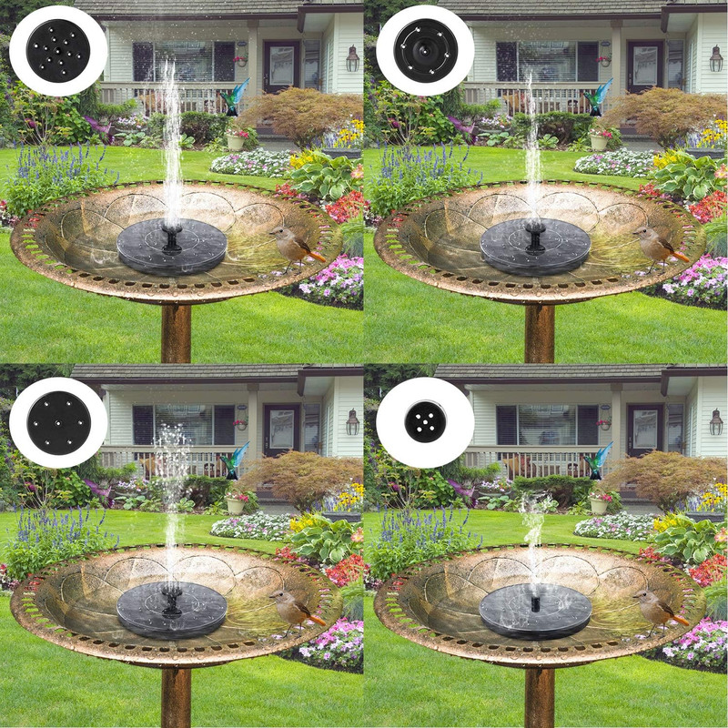 Solar Garden Fountain - Easy Install, Eco-Friendly Plastic Design, Perfect for Outdoor Transformations6