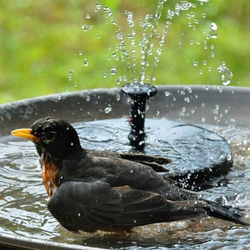 Solar Garden Fountain - Easy Install, Eco-Friendly Plastic Design, Perfect for Outdoor Transformations5