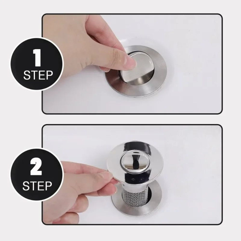 Stainless Steel Floor Drain Filter (Isolate odor and prevent cockroaches)6