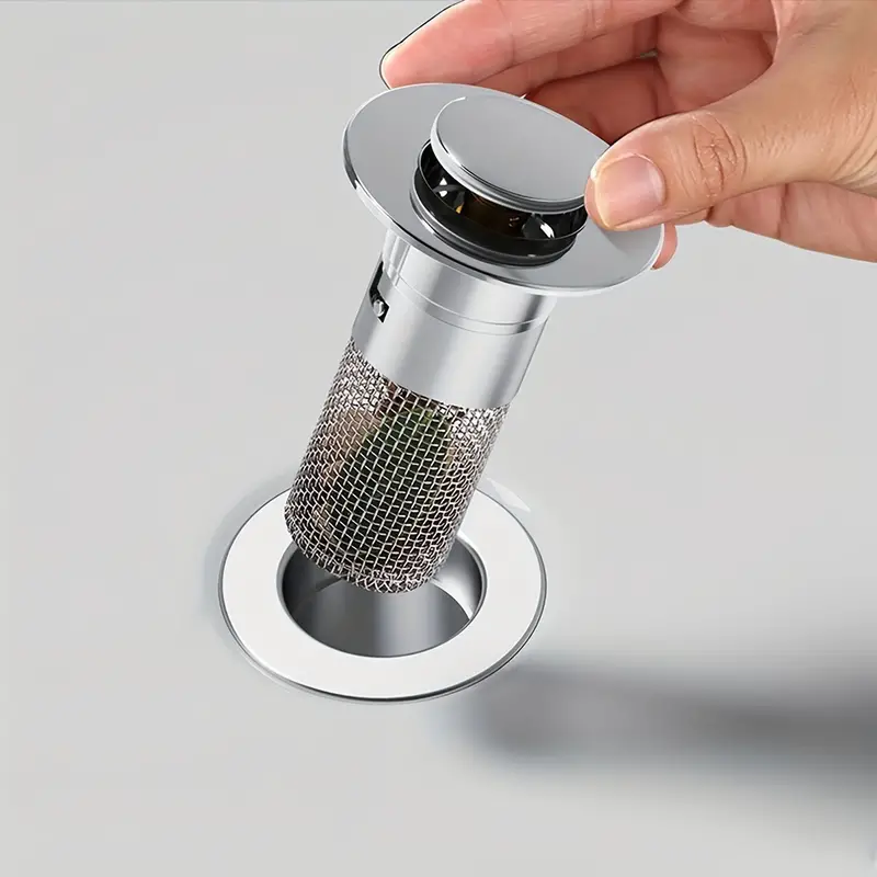 Stainless Steel Floor Drain Filter (Isolate odor and prevent cockroaches)1