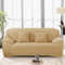 Elegant and Protective Perfect Fit Sofa Slipcover - Stretchable, Easy Clean, Couch Cover for Every Home khaki