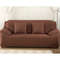 Elegant and Protective Perfect Fit Sofa Slipcover - Stretchable, Easy Clean, Couch Cover for Every Home brwonn