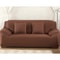 Elegant and Protective Perfect Fit Sofa Slipcover - Stretchable, Easy Clean, Couch Cover for Every Home brwonn