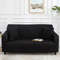 Elegant and Protective Perfect Fit Sofa Slipcover - Stretchable, Easy Clean, Couch Cover for Every Home black