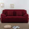 Elegant and Protective Perfect Fit Sofa Slipcover - Stretchable, Easy Clean, Couch Cover for Every Home burgundy