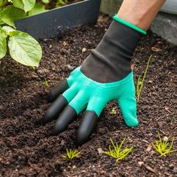 Durable Claws Garden Gloves, Puncture-Proof Rubber-Latex, Waterproof & Breathable Design