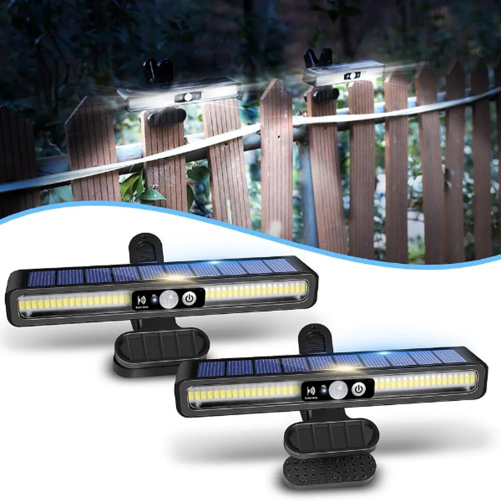 Clip On Solar Motion Lights Outdoor Waterproof1