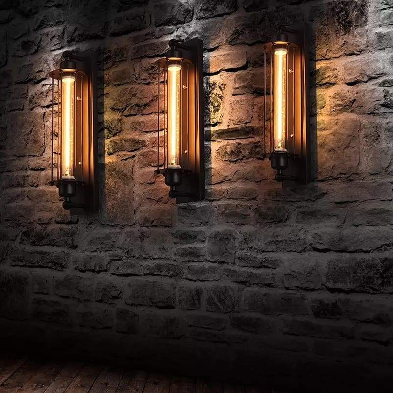 Industrial Style Vintage Bar Wall Lamp3
