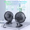 USB Rechargeable 360° Rotation Clip-On Table Fan5